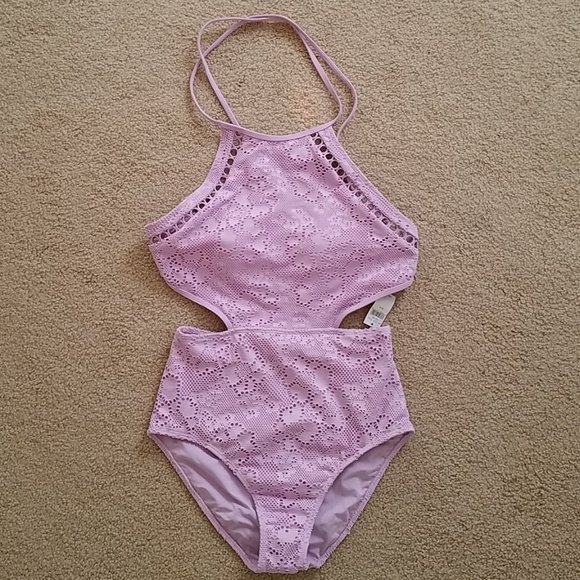 American Eagle Outfitters Other - NWT M Aerie Pastel Lace One Piece Swimsuit
